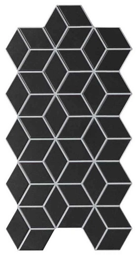 Rhombus Black 26.5x51 - фото 1