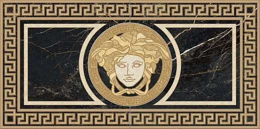 Marble Rosone Nero S.Lauren 58.5x117.2 - фото 1