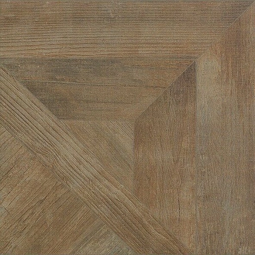 Rinascimento Intarsio Noce Nat Rett Firma 50x50 - фото 1