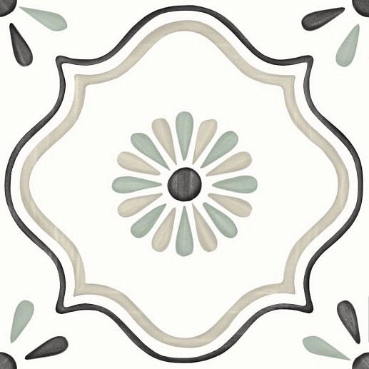 Tanger Sand Flower 12.3x12.3 - фото 1