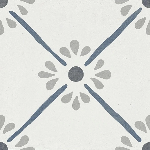 Provenza Blue Flower 22.3x22.3 - фото 1