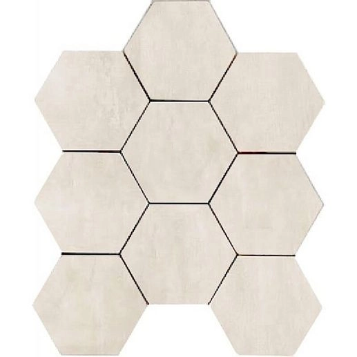 Mood Mosaico Esagoni Salt 35x40 - фото 1