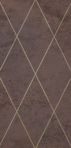 AD Maiora Rhombus Oro Su Moro 50x100 - фото 1