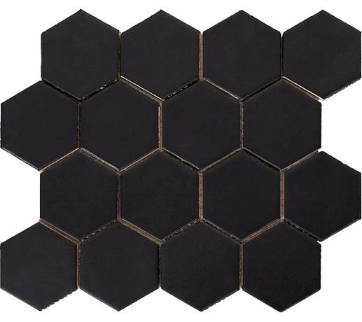 Art Deco Matt on Mesh Black 28x32 - фото 1