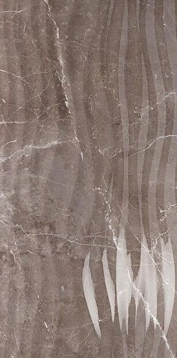 Marble Curl Tortora Shine 35x70 - фото 1