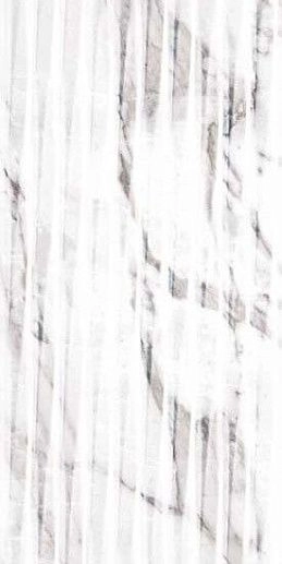 Carrara Lined White Shine 30x60 - фото 1