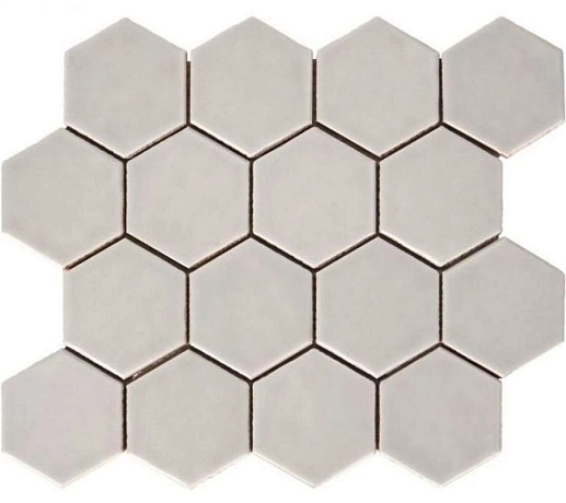 Art Deco Matt on Mesh Cement Grey 28x32 - фото 1