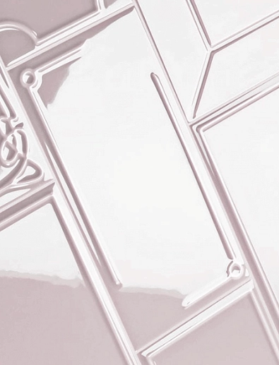 Art Deco Vector Frame D Lavender 12.5x25 - фото 1