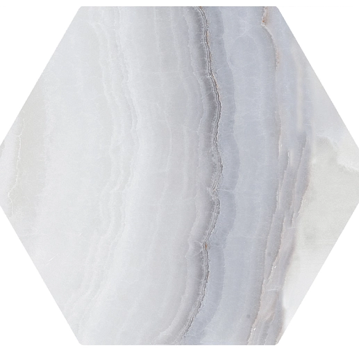 Onyx Hex Grey 20x24 - фото 1
