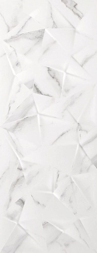 Calacatta Kite Mate SlimRect White 24.2x64.2 - фото 1