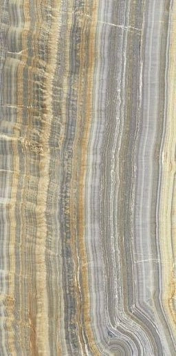 Ultra Onici Grey Onyx Vein Cut Lucidato Shiny 150x300 - фото 1