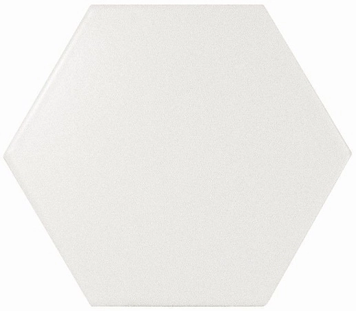 Scale Hexagon White Matt 10.7x12.4 - фото 1