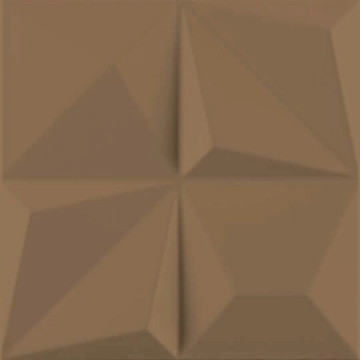 Shapes #1 Multishapes Bronzo Mat-Gloss 25x25 - фото 1