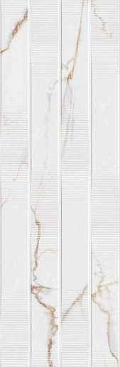 Alba Dec Mat Gold 25x75 - фото 1
