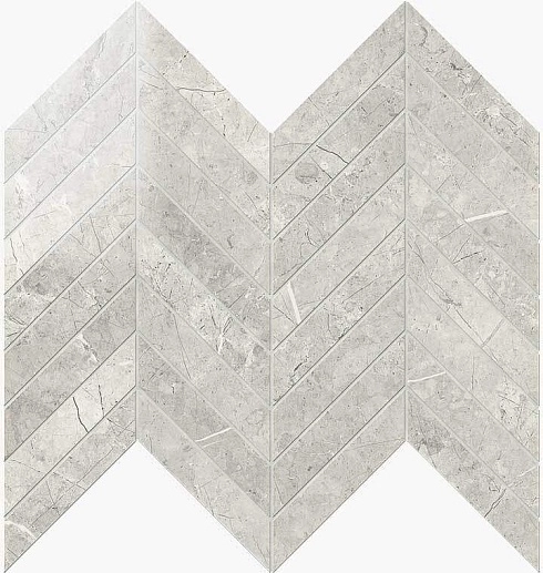 NovaBell Imperial Chevron London Grey Lapp. 24.7x30 - фото 1