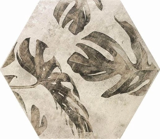 Amazonia Tropic Grey Hexag 32x36.8 - фото 1