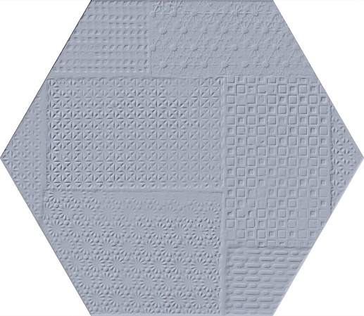 Sixty Esagona Timbro Cielo Silktech 18.2x21 - фото 1