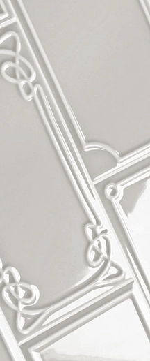 Art Deco Vector Frame E Ash Gray 12.5x25 - фото 1