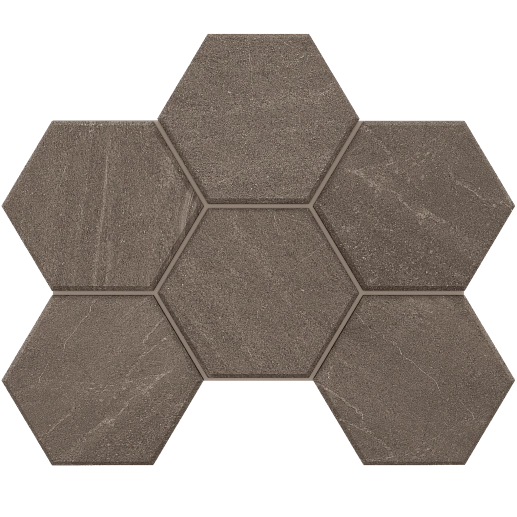 Gabbro Anthracite Hexagon 25x28.5 - фото 1