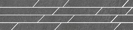 SG144/005T Бордюр Гренель серый темный мозаичный 46.8x9.8x0.9 - фото 1