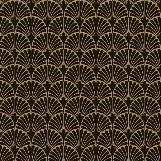Art-Deco Black Manhattan Natural 29.75x29.75 - фото 1