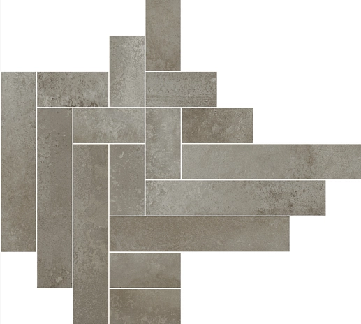 Brickyard Mosaico t16 Gri. Scu. 40x40 - фото 1