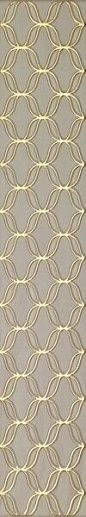 Ethereal Border L. Beige Parlak Glossy 10x60 - фото 1