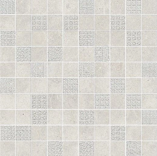 Greek Mos.T100 Dec.Bianco 40x40 - фото 1