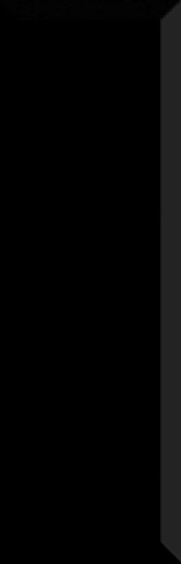 Monocolor Biselado Brillo Negro 10x30 - фото 1