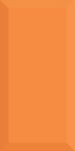 Monocolor Biselado Brillo Naranja 10x20 - фото 1
