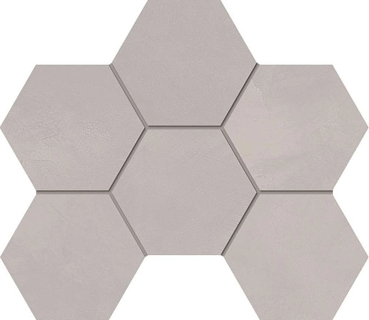 Graffito Light Grey Gf01 25x28.5 Hexagon Непол. - фото 1