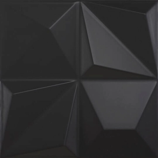 Shapes #1 Multishapes Black Mat 25x25 - фото 1