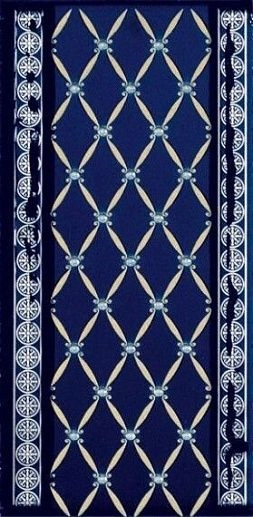 Noblesse Cenefa Delis Cobalto Silver 10x20 - фото 1