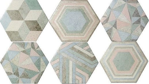Portland Hexagon Deco 21.5x25 - фото 1