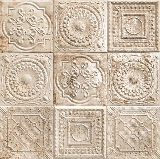 Tin-Tile Rusty Cream 20x20 - фото 1