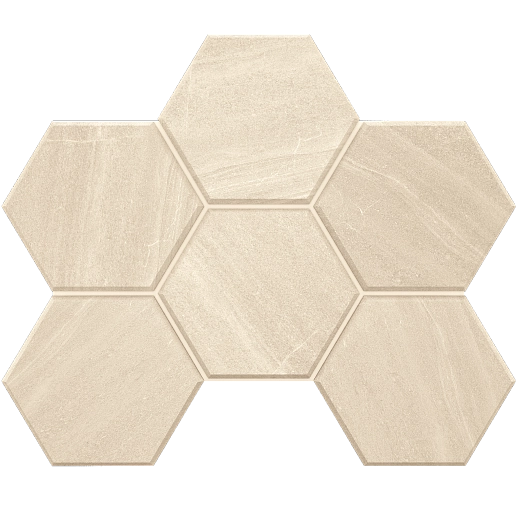Gabbro White Hexagon 25x28.5 - фото 1