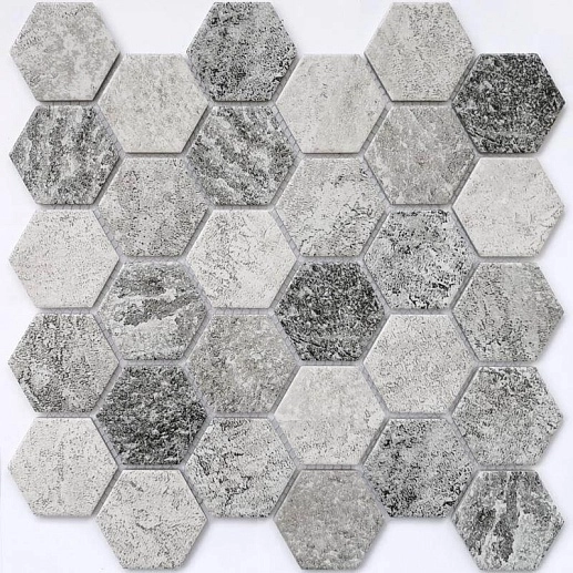 Mosaics Olmeto Grey 27.1x28.2 - фото 1