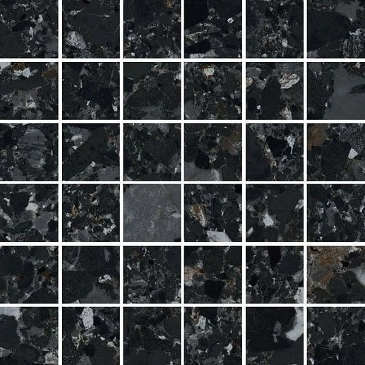 Chiaroscuro Deep Mosaico Su Rete 30x30 - фото 1