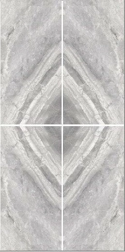 Supreme Book Match Silver Levigato 60x120 - фото 1