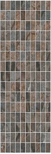 MM12143 Декор Театро коричневый мозаичный 25*75 - фото 1