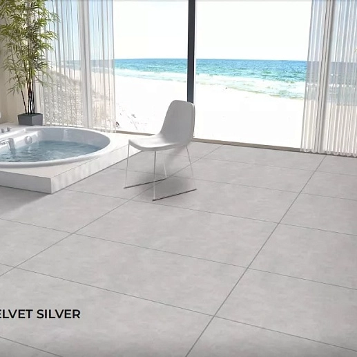 One Touch Gress Velvet Silver 1