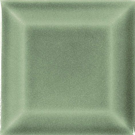 Modernista Biselado PB C/C Verde Oscuro 7.5x7.5 - фото 1