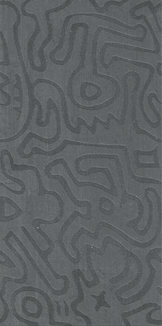 The Wall Decoro Shapes B Black 23.7x47.8 - фото 1