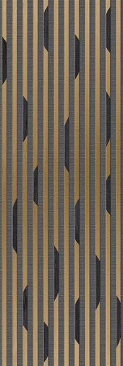 La citta Grey Gold PVD Mix Line Matt.Rec. 40x120 - фото 1