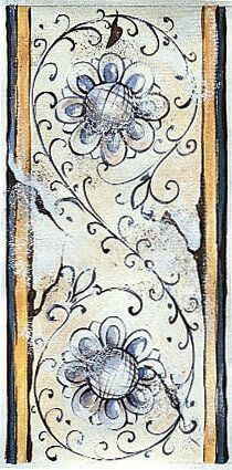 Petraia List. Decorato Giallo 12.5x25 - фото 1