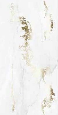Venus Decor Solitaire Gold White Lapp/Rett 60x120 - фото 1