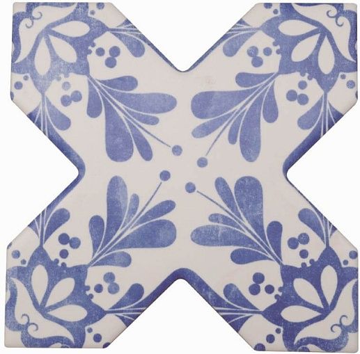 Becolors Cross Dec. Stencil Electric Blue 13.25x13.25 - фото 1