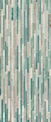 Capri Turquoise Decor 01 25x60 - фото 1