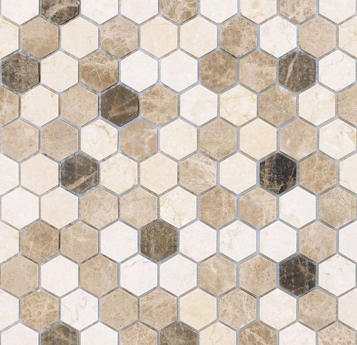 Pietrine Hexagonal Pietra Mix 1 Mаt Нex 28.5x30.5 - фото 1