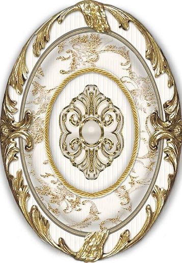 Brigitte Oro-Beige Medallon 10x14 - фото 1